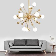 Nordic Modern Multiple heads LED Ceiling glass Chandelier Lighting personality Colorful Home decorative hanging lighting fixture 2024 - buy cheap