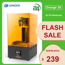 Longer-Impresora 3D modelo Orange 30 de alta precisión pantalla LCD 2K, máquina para imprimir en 3 dimensiones, iluminación LED UV, resina, 405nm 2024 - compra barato