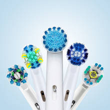 Oral B Electric Toothbrush Heads For Rotary Electric Toothbrush 4pc/Pack Replaceable Teeth Brush Heads 2024 - купить недорого