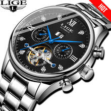 Relogio Masculino LIGE Mens Watches Top Brand Luxury Automatic Mechanical Luxury Watch Men Sport Wristwatch Men Reloj Hombre 2024 - buy cheap