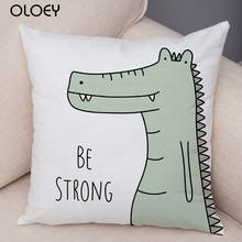 Nordic Zebra Hippo Giraffe Lion Crocodile Pillow Case Decor Animal Cushion Cover for Sofa Pillowcase Pillow Covers 45x45cm 2024 - buy cheap