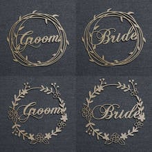 Wood Chair Banner Chairs Sign DIY Wedding Decoration for Engagement Wedding Party Supplies Bride  Groom Mr&Mrs  Better  Together 2024 - buy cheap