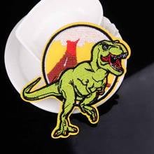 Iron On Patches Jurassic Park Patch On Clothes Embroidered Patches For Clothing Dinosaur Patch Sew On Garment Apparel Accessory 2024 - buy cheap