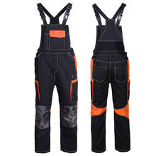 Men’s Work Bib and Brace Overall with Pockets Carpenters Work Overall Workwear 2024 - buy cheap