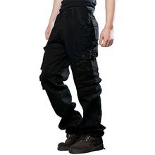 Men Cargo Pants Pocket Camo Jeans Cotton Pants Combat Army Military Style Work Trousers Joggers Pants Big Size Man Clothes 2024 - buy cheap