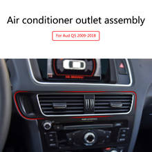 Фронт жалюзи Dash, устанавливаемое на вентиляционное отверстие в салоне автомобиля центр сборка приборной панели легко Установка личный автомобиль элементы для Audi Q5 2009-2018 части 2024 - купить недорого