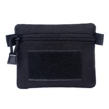 Outdoor EDC Molle Pouch Wallet Waterproof Portable Zipper Waist Bag (Black) 2024 - buy cheap