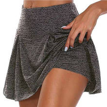 Gym Women Running Shorts Skirt 5XL 4XL High Waist Shorts Mesh Double Layer Print Patchwork Fitness Shorts Sports Short Skirt 2024 - buy cheap