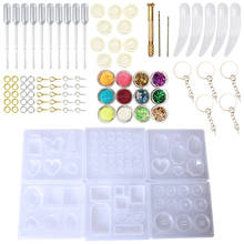 DIY Jewelry Casting Molds Tools Set More Silicone Jewelry Resin Molds With Designs Earring Molds With  Designs 2024 - buy cheap