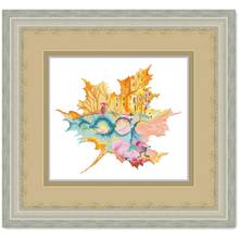 City in the leaf cross stitch package watercolor 18ct 14ct 11ct cloth cotton thread embroidery DIY handmade needlework 2024 - buy cheap