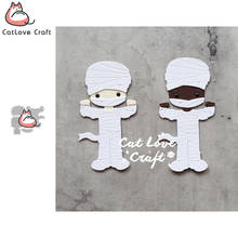 Catlove Halloween Mummy Metal Cutting Dies Scrapbooking Mold Knife Die Cuts Card Making DIY Craft Embossing New Dies For 2020 2024 - buy cheap