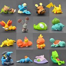 TAKARA TOMY Pokemon Sleeping Series Pikachu Squirtle Charmander Bulbasaur Action Figure Collectible Gifts Toys for Kids 2024 - buy cheap