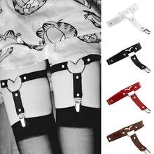 Women's Garter Belt Heart Sexy Punk Faux Leather Elasticity Body Harness Tight Suspender Strap Leg Vintage Garter Belts Girls 2024 - buy cheap