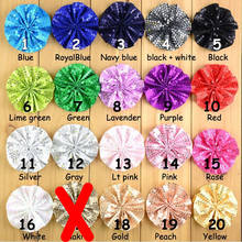 August New Wholesale 500pcs/Lot 3.15 Inch Handmade Sequin Bow Kids Hair Flower For Toddler Girls Hairpins DIY Accessories MH94 2024 - buy cheap