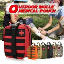 Bolsa médica MOLLE para exteriores, Kit de primeros auxilios, bolsa de utilidad, supervivencia de emergencia, bolsa médica para primeros auxilios 2024 - compra barato