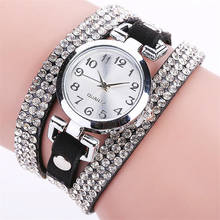 Women Fashion Long Strap Leather Watch Ladies Casual Rhinestone Dress Watch Female Small Dial Bracelet Wristwatch Relogio Clock 2024 - buy cheap