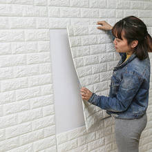Papel de parede de tijolos 3d, papel de parede decorativo à prova d'água para sala de estar e quarto 2024 - compre barato