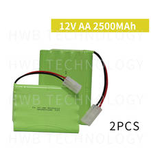 Paquete de baterías recargables KX Original, 12V, 1800mAh, Ni-MH, AA, con enchufes, 2 unids/lote, Envío Gratis 2024 - compra barato