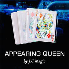 Aparecendo queen by j.c, truques de mágica, adereços de mágica, mudança de mágica em três vezes fácil de fazer mágico divertido 2024 - compre barato