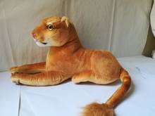 cute plush real life lion toy simulation female lion doll gift about 48cm xf2953 2024 - buy cheap