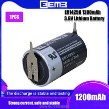 Baterías de litio industriales con pata, accesorio ER14250 ER 14250 CR14250 SL14250 1/2AA 3,6 V 1200mAh PLC, 1 Uds. 2024 - compra barato