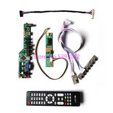 Compatible con LP150X08 (TL)(A6)/(TL)(A7)/(TL)(A8)/(TL)(A9) mando a distancia 1CCFL 30-Pin LVDS TV analógica VGA AV USB 1024*768 LCD kit de controlador 2024 - compra barato