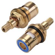 2 Pcs Replacement Tap Valves Ceramic Disc Gland Brass 20 Teeth 1/2 Inch Accessories _WK 2024 - buy cheap