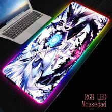 MRGBEST Synthesized Angel Anime RGB Gaming Computer Large Mouse Pad Led USB Mause Backlit Keyboard Desk Non-slip Rubber Mat 2024 - buy cheap