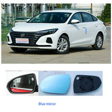 Para changan eado 2018-20 porta de visão lateral do carro grande-ângulo espelho retrovisor vidro azul com base aquecida 2 peças 2024 - compre barato