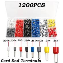 1200pcs Insulated Cord End Terminal Cable Assortment 0.5-10 AWG 22-8 Wire End Ferrules  electrical connectors  butt connector 2024 - buy cheap