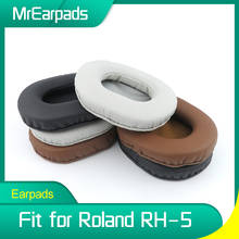 Mrearpads earpads para roland RH-5 rh5 headphone headband almofadas de ouvido rpalcement 2024 - compre barato