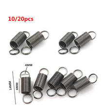 10 or 20pcs DIY Toys 30MM 4 Mm Stainless Steel Small Tension Spring With Hook For Tensile 2024 - buy cheap