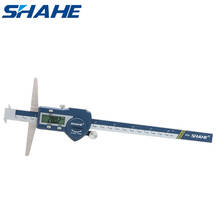 shahe 0-200 mm double hooks depth gauge lcd digital electronic caliper  paquimetro digital 200 mm vernier caliper 2024 - buy cheap