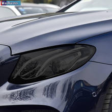 2 Pcs Car Headlight Protective Film Headlamp Transparent Black TPU Sticker For Mercedes Benz E Class W213 2017-2020 Accessories 2024 - buy cheap