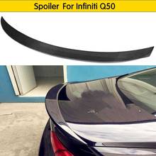 Spoiler For Infiniti Q50 Spoiler Carbon Styling 2014-2019 Carbon Fiber Rear Trunk Wing Spoiler Lid Q50 spoiler 2024 - buy cheap