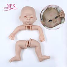 Boneca bebê reborn, 20 polegadas, bebê recém-nascido realista, vinil, não-pintado, peças de boneca, faça você mesmo, kit de boneca em branco 2024 - compre barato