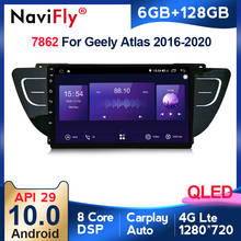 6G +128G QLED Carplay Android 10 Car Radio Multimedia Player For Geely Atlas NL-3 2016 - 2020 Autoradio GPS Navigation Headunit 2024 - buy cheap