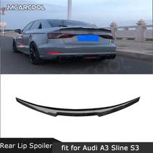Carbon Fiber/FRP Unpainted Black Rear Trunk Lip Spoiler for Audi A3 S3 Sedan M4 Style 2013-2019 Auto Racing Car Boot Lip Wing 2024 - buy cheap