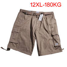 Summer casual shorts men plus size 12XL 10XL 11XL 9XL man saferi style out door shorts pockets oversize short loose cotton 56 58 2024 - buy cheap