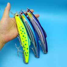 HOOFISH 3pcs/Lot Bionic Big Minnow Fishing Lure 89g/20cm Marine Isca Artificial Bait With Two Strong Hooks Fishing Tackle 2024 - buy cheap