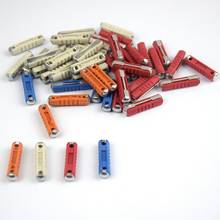 50Pcs/Kit 5A 8A 16A 25A Classic Car Auto Fuses Kit Aluminum Alloy Continental Car Fuse Bullet Automotive European Fuse 2024 - buy cheap