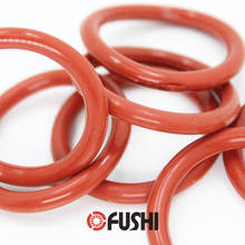 Anel de silicone o-ring id 92.5/95/97.5/100/103*3.55mm, 20 peças, o-ring vmq, espessura de vedação 3.55mm, oring branco, borracha vermelha 2024 - compre barato