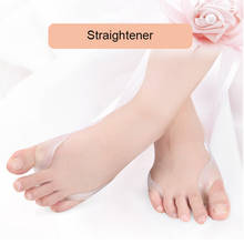 1 par toe pés valgus hallux bunion orthotics silicone pés cuidados corrector polegar ortopédico corrector dedo do pé separador m2 2024 - compre barato