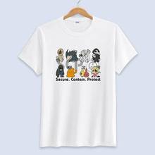 Camisetas de Anime Scp para hombres, camisa de poliéster de manga corta, nuevas 2024 - compra barato