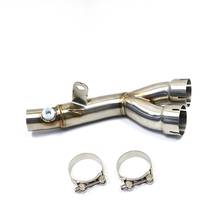 Link Tube Muffler Motorcycle Exhaust Middle Pipe for yzf-R6 YZF R6 2006 2007 2008 2009 2010-2013 2014 2015 2016 2017 2018 2019 2024 - buy cheap