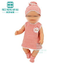 Doll clothes for 43-45cm toy new born doll and american doll girl dress Baby knitting suits 2024 - buy cheap