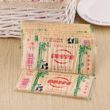 250PCS / Box Worthy Bamboo Toothpick Disposable Natural Toothpicks Fruit Single Sharp Tooth Sticks Family Restaurant Accessories 2024 - купить недорого