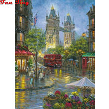 Full Square/Round Drill 5D DIY Diamond Painting London street scene 3D Diamond Embroidery Cross Stitch Home Decor 2024 - buy cheap