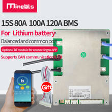 15s 48v BMS BT app puerto común equilibrio LiFePo4 UART/CAN comunicación dual 120A ordenador superior protección de batería de iones de litio inteligente 2024 - compra barato