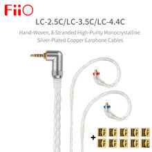 FIIO-Cable de repuesto para auriculares, LC-2.5C, LC-3.5C, estándar MMCX, 3,5/2,5/4,4mm, equilibrado, para Shure/UE /FIIO/JVC 2024 - compra barato
